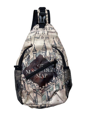 Harry “The Marauders Map” Sling Backpack Adjustable